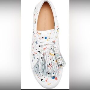 Loeffler Randall Colorful Splatter Tassel Sneakers